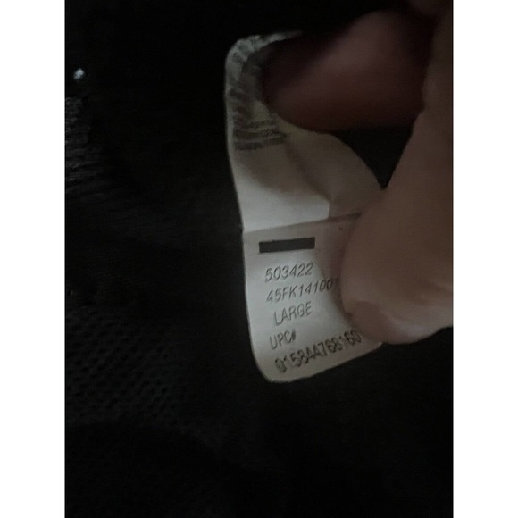 IZOD Vest Mens Large Black Spectator Fleece Full Zip‎ Sleeveless - Picture 6 of 6